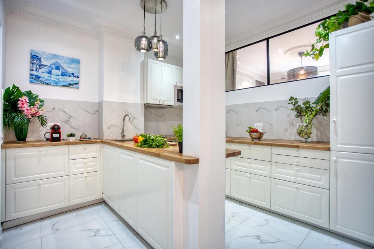 Charmant 100M2 Avec 3Ch - Romantique Centre Ville Paris Luaran gambar